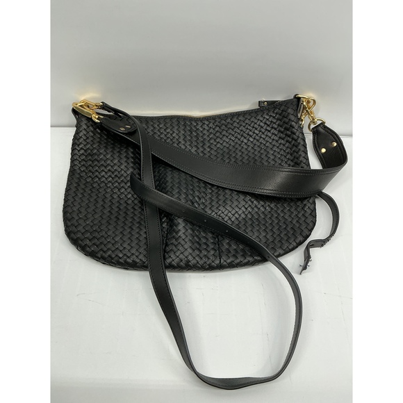 Quince Handbags - Italian Leather Convertible Crescent Handwoven Shoulder Bag